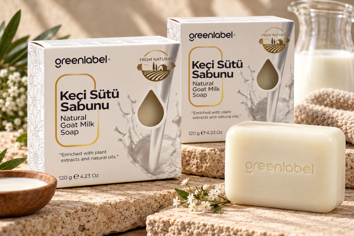 GREENLABEL Dabīgās kazas piena ziepes 120 g