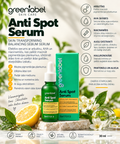 Pretpigmentācijas serums ar arbutīnu, AHA un niacinamīdu 30 ml