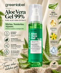 Mitrinošs un nomierinošs alvejas gels ar 99% aktīvās alvejas kompleksu, piemērots visiem ādas tipiem. 200ml