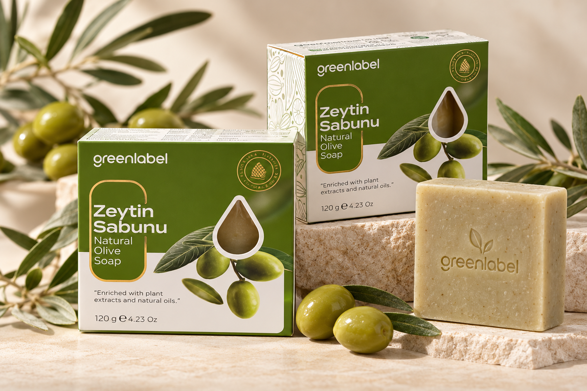 GREENLABEL Dabīgās olīveļļas ziepes 120 g