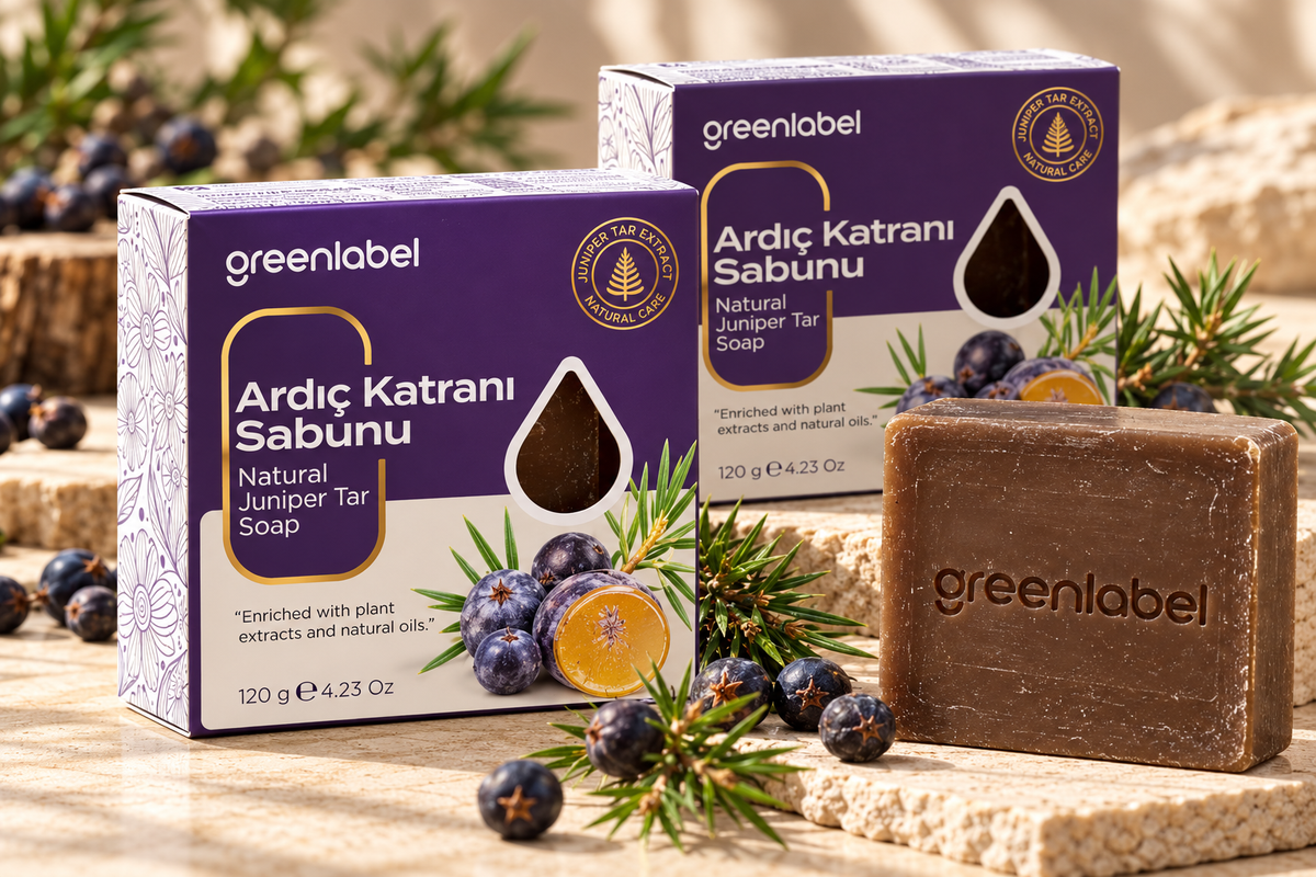 GREENLABEL Dabīgās kadiķa darvas ziepes 120 g